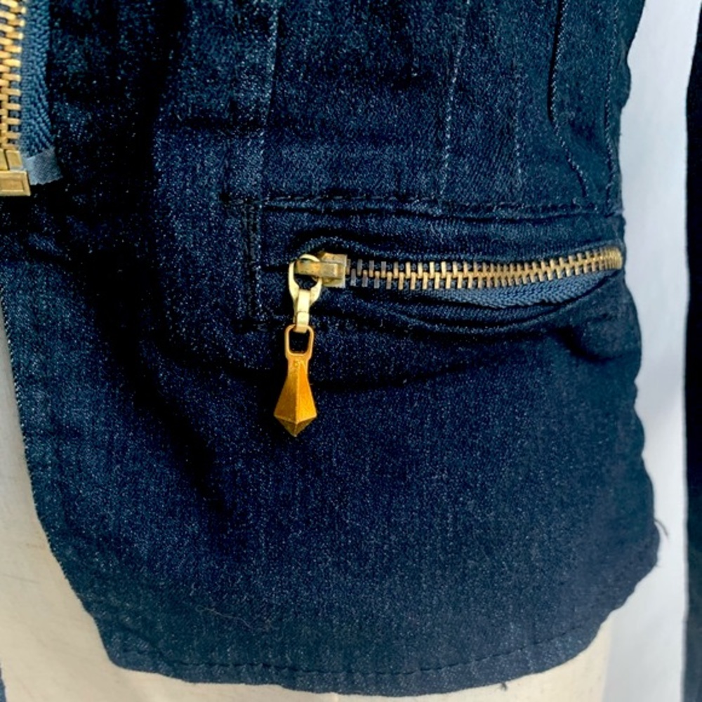M. Michel stretch jean jacket size Small - Picture 8 of 12